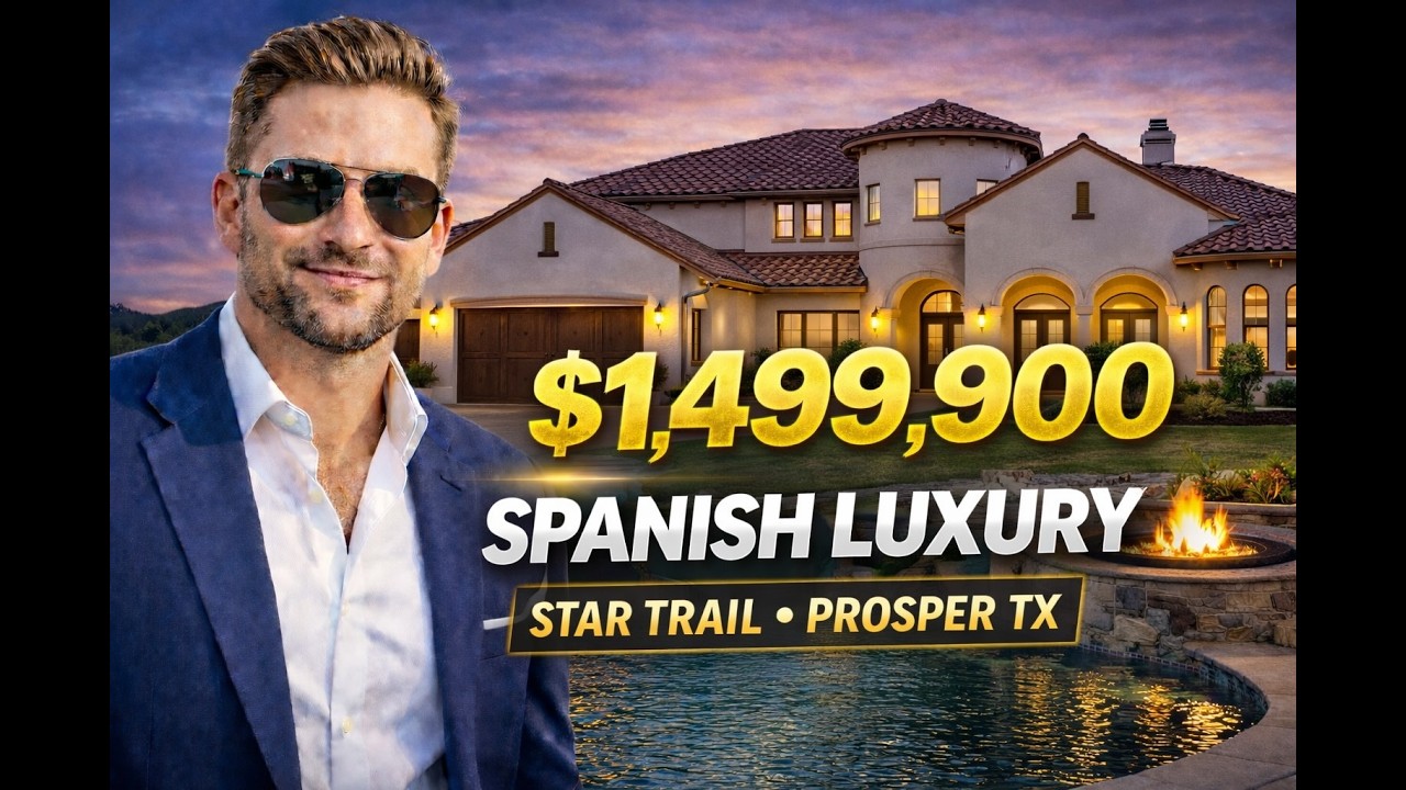 Inside a $1.49M Toll Brothers Mediterranean Mansion in Prosper TX | Star Trail Luxury Tour