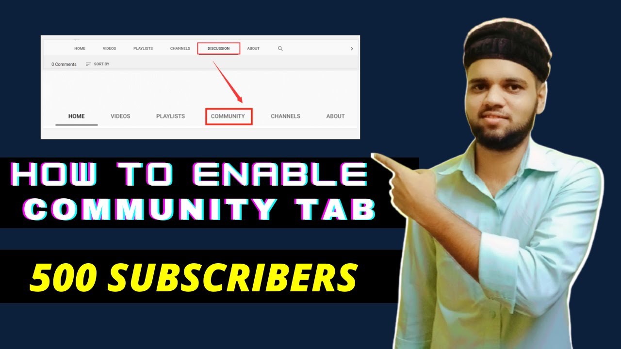 How To Enable Community Tab On YouTube 500 Subscribers In Mobile