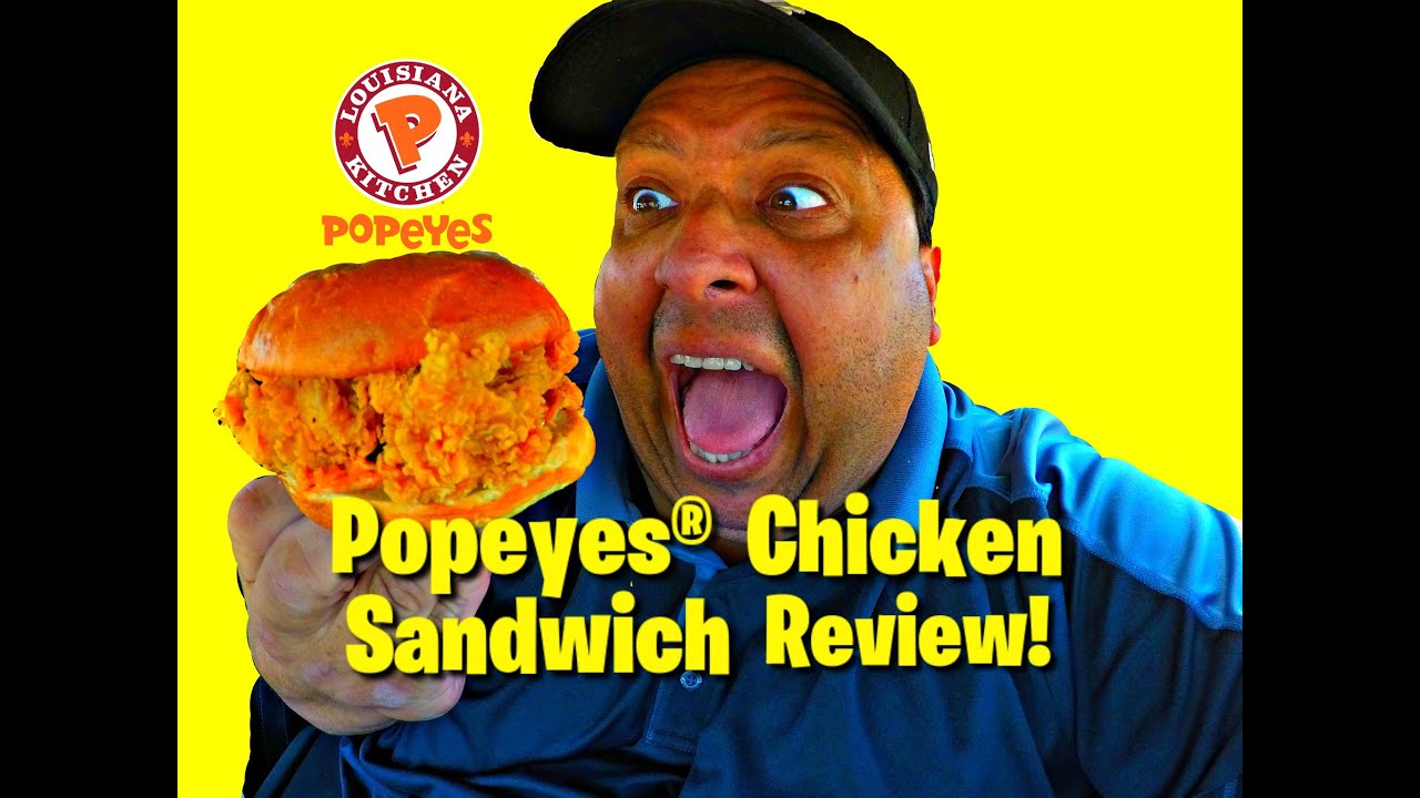 Сэндвич с курицей от Popeyes — это хрустящая, хрустящая вкуснятина!