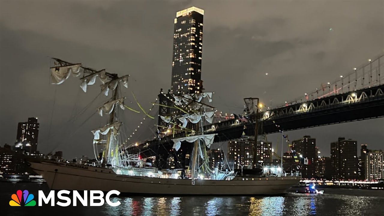 2 dead, more than a dozen injured after Mexican naval ship crashes into Brooklyn Bridge