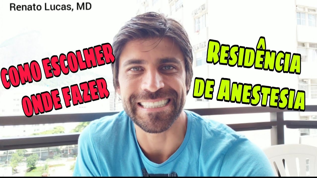 COMO ESCOLHER ONDE FAZER a RESIDÊNCIA DE ANESTESIA... | Vídeo 63/365