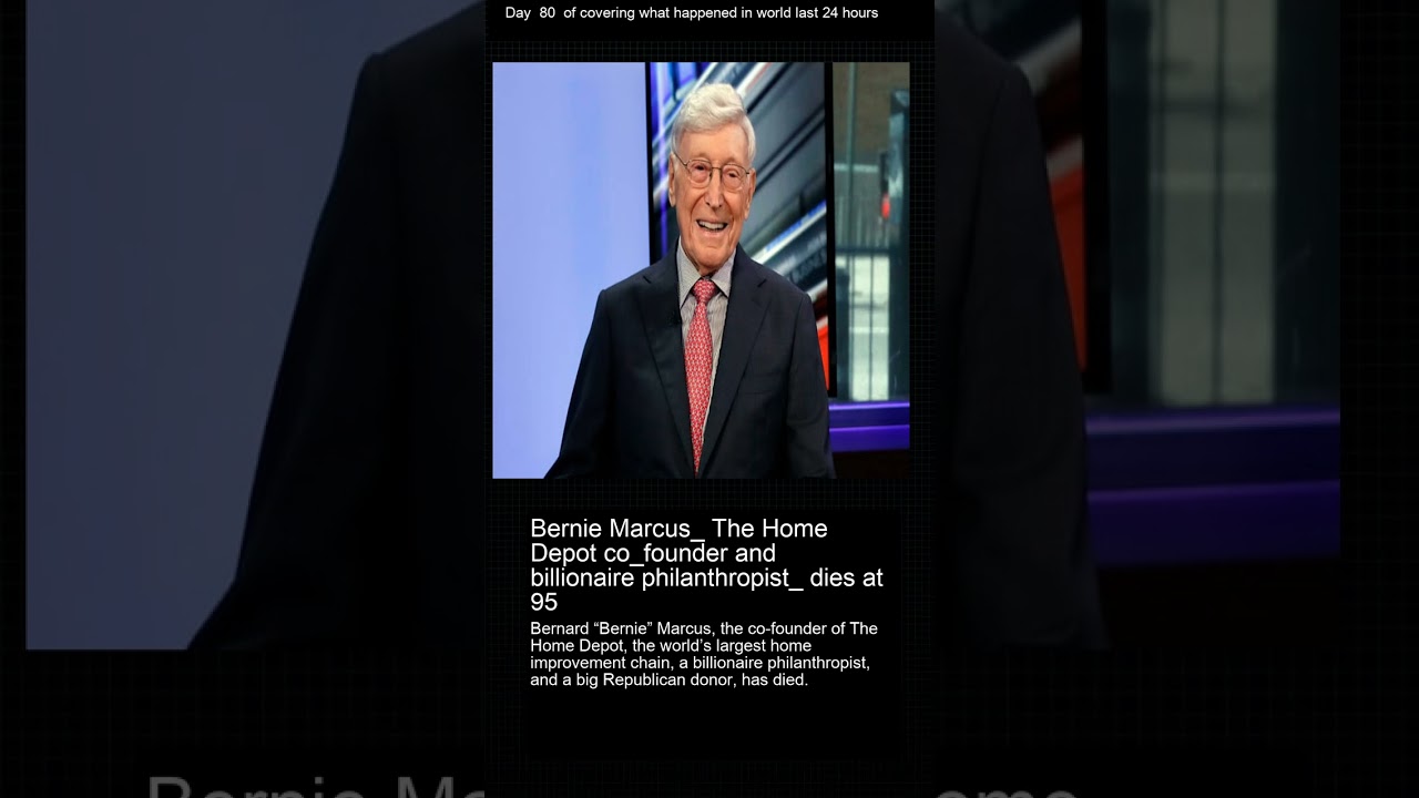 Bernie Marcus_ The Home Depot co_founder and billionaire philanthropist_ dies at 95