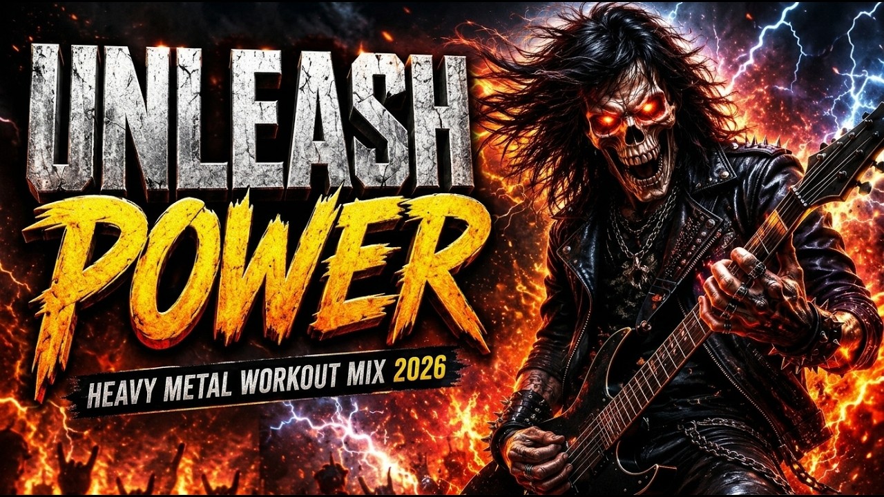 Heavy Metal Workout Music 2026 🔥 Hard Rock Gym Mix for Training, Fitness & Beast Mode