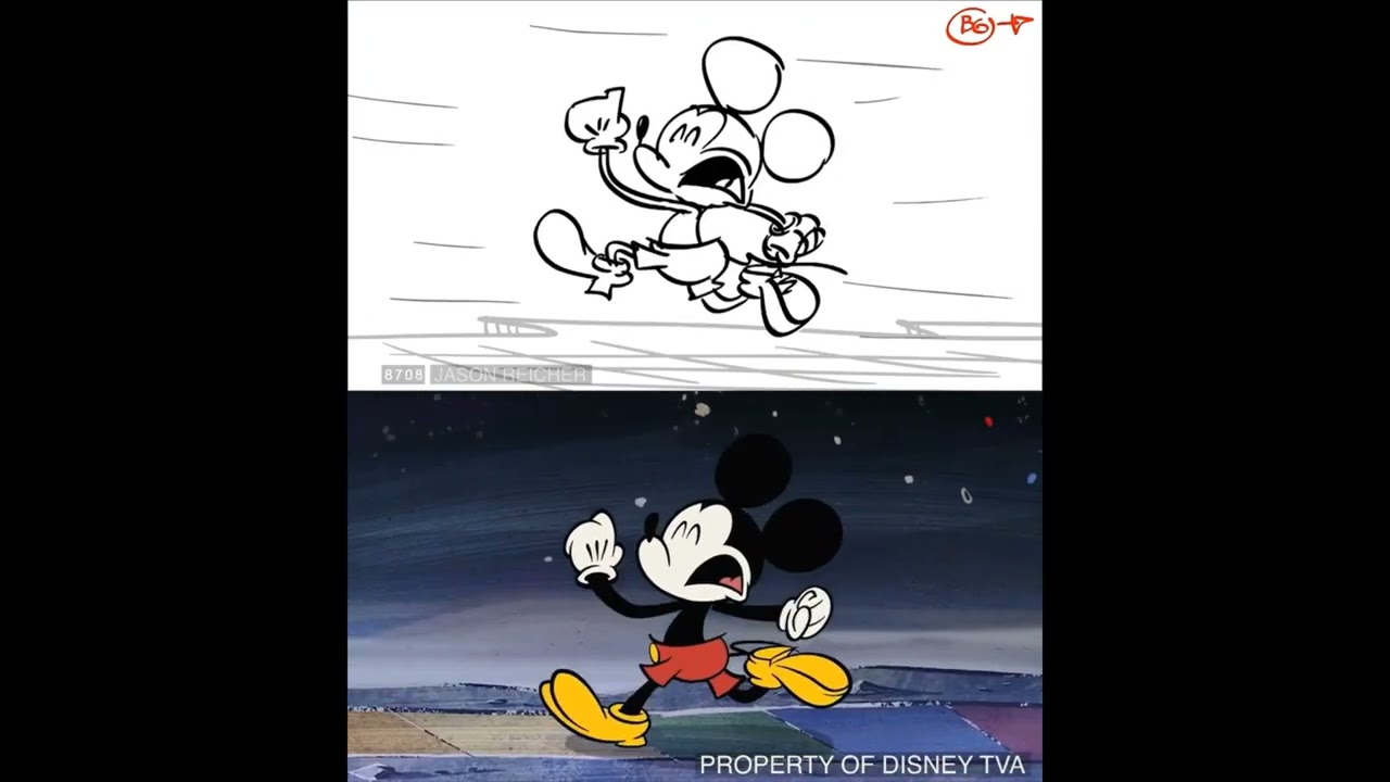 Mickey Mouse Storyboards - Game Night and The Big Good Wolf - Jason Reicher