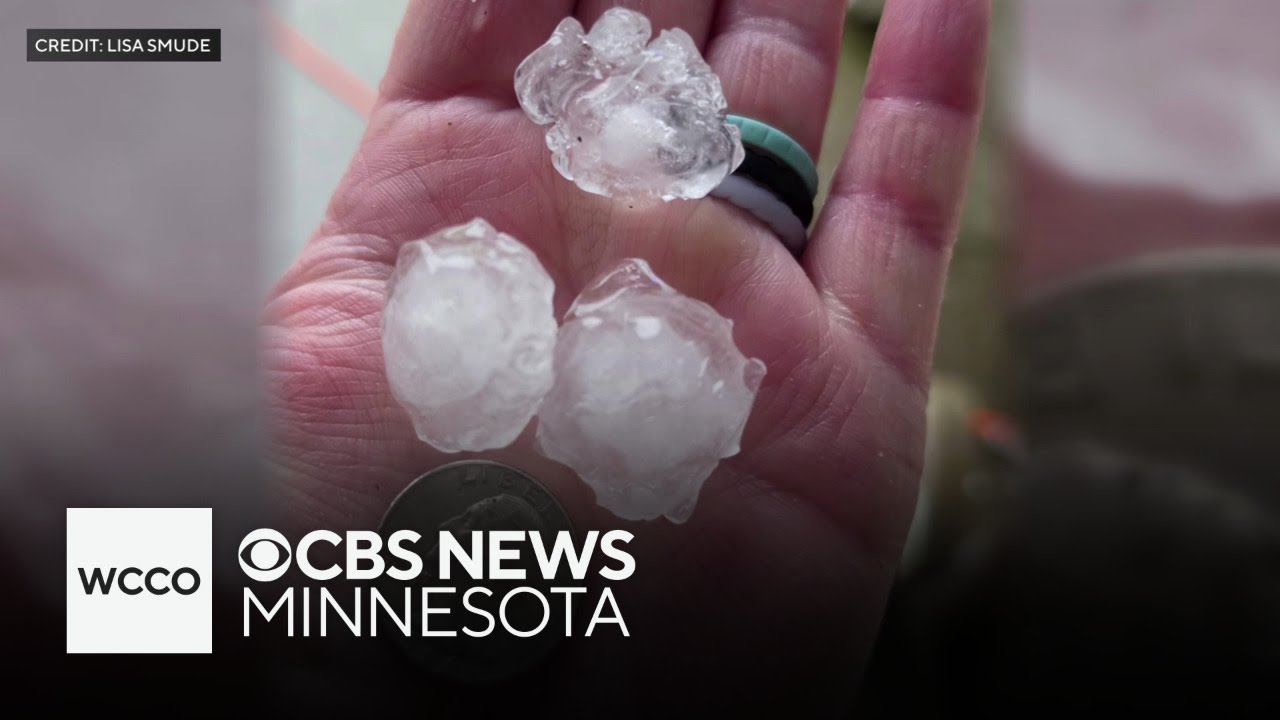 Severe storms around Twin Cities produce hail and strong winds