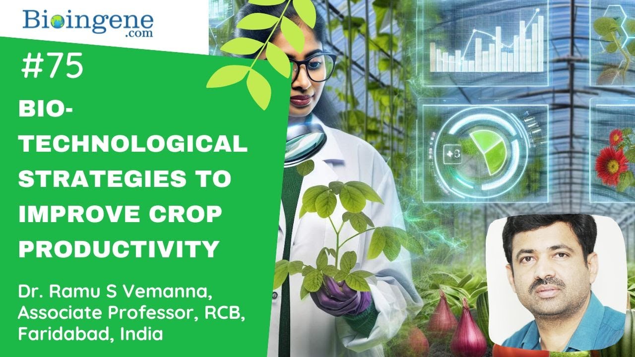 International Webinar- Biotechnological strategies to improve plant traits for enhanced productivity