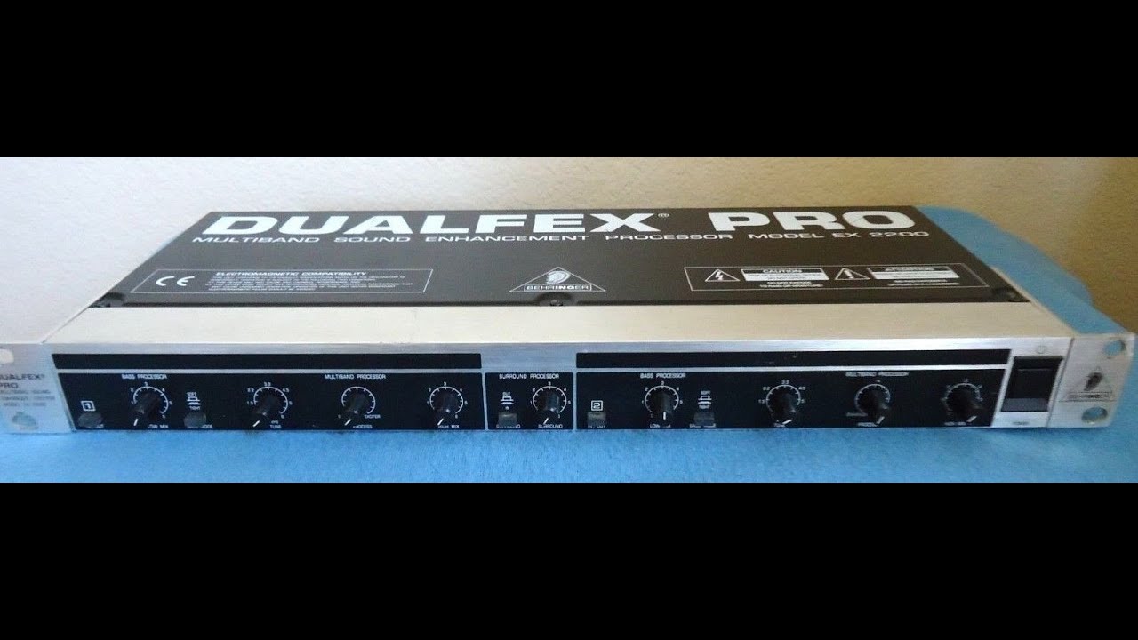 Behringer EX2200 Stereo Multiband Sound Enhancer / Exciter