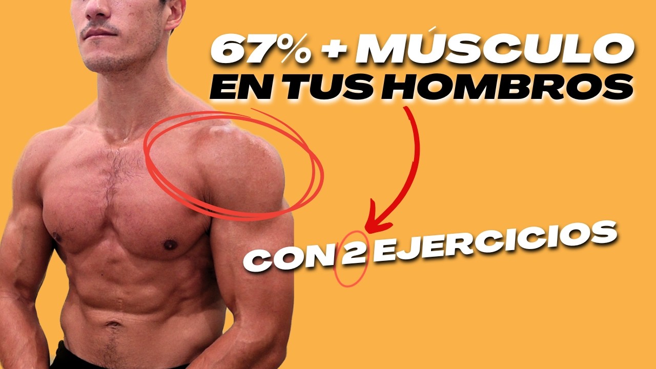 Mis HOMBROS CRECIERON con estos 2 ejercicios