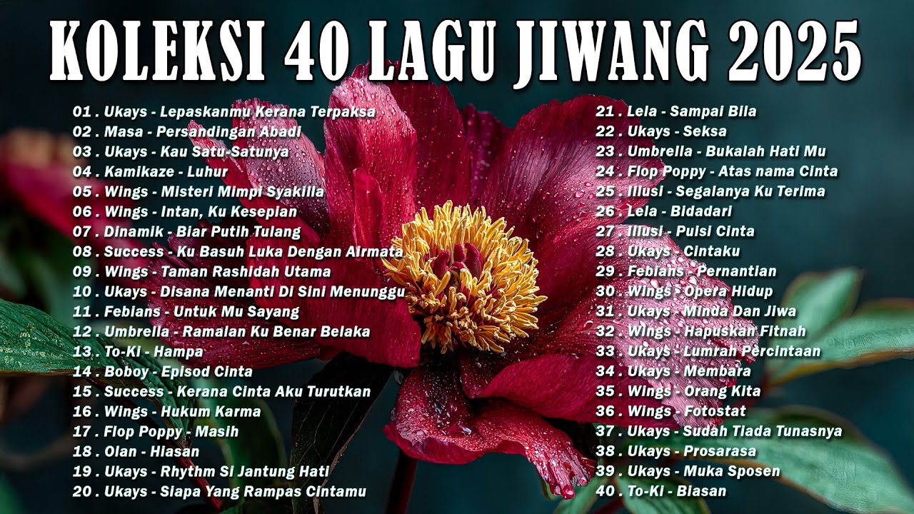 LAGU JIWANG 80AN DAN 90AN TERBAIK - LAGU SLOW ROCK MALAYSIA - KOLEKSI 40 LAGU2 JIWANG 80AN - 90AN