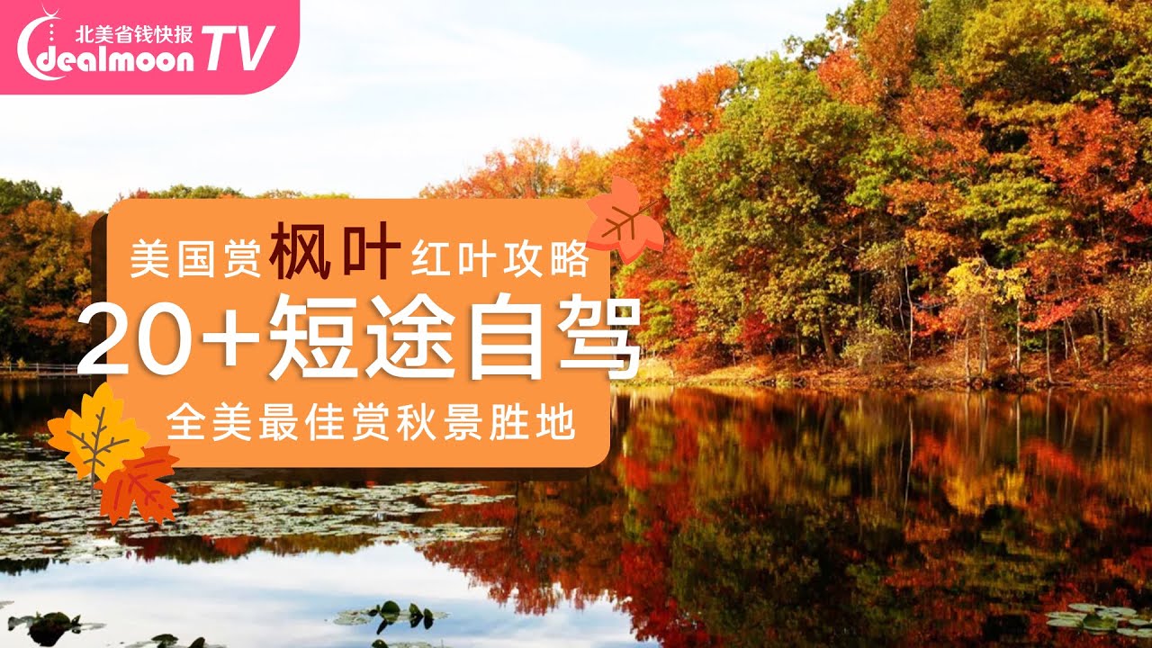 美国赏枫叶红叶攻略！短途自驾，全美最佳赏秋景胜地！