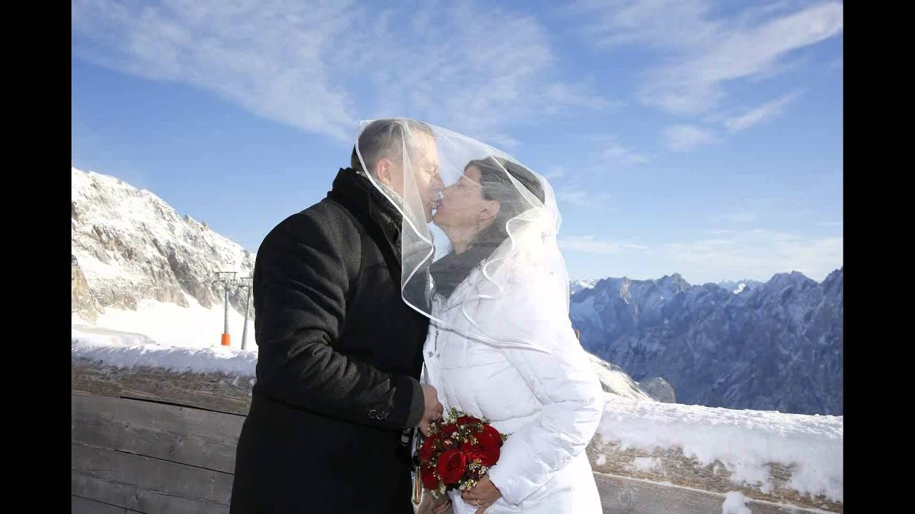 Hochzeitsfotografie auf der Zugspitze am 12.12. 2014 Making of..