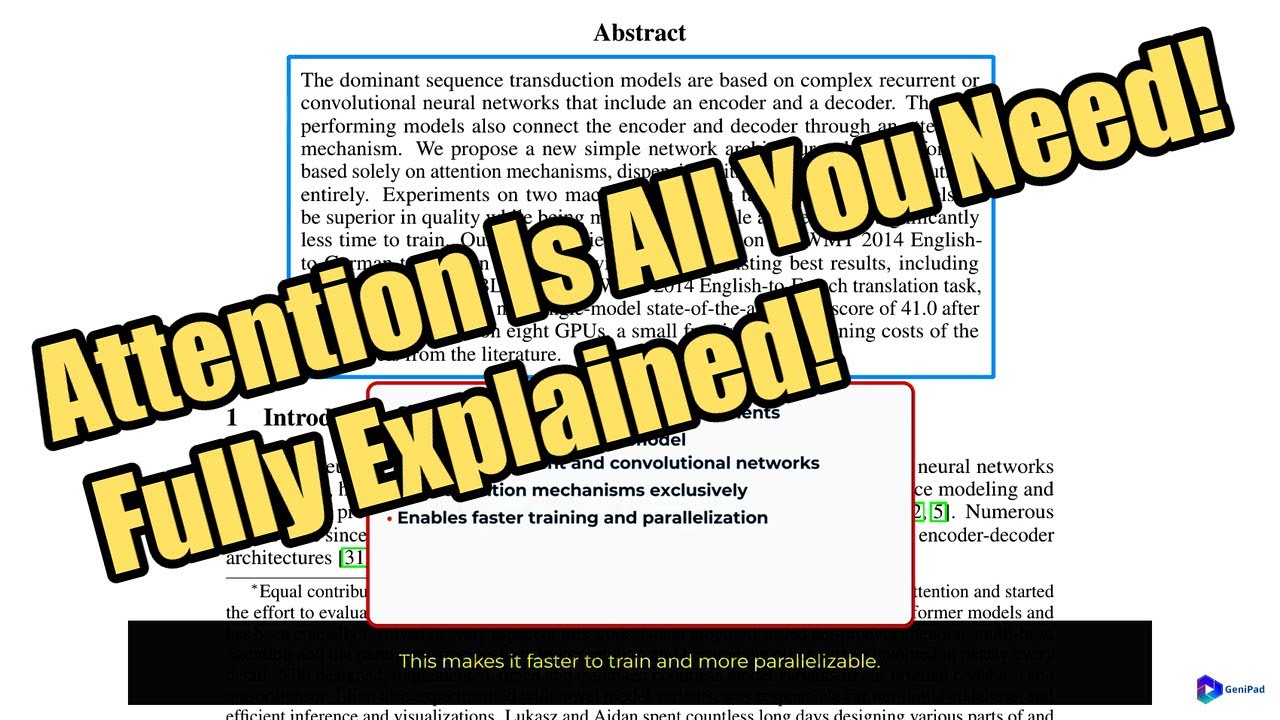 Attention Is All You Need (Fully Explained)