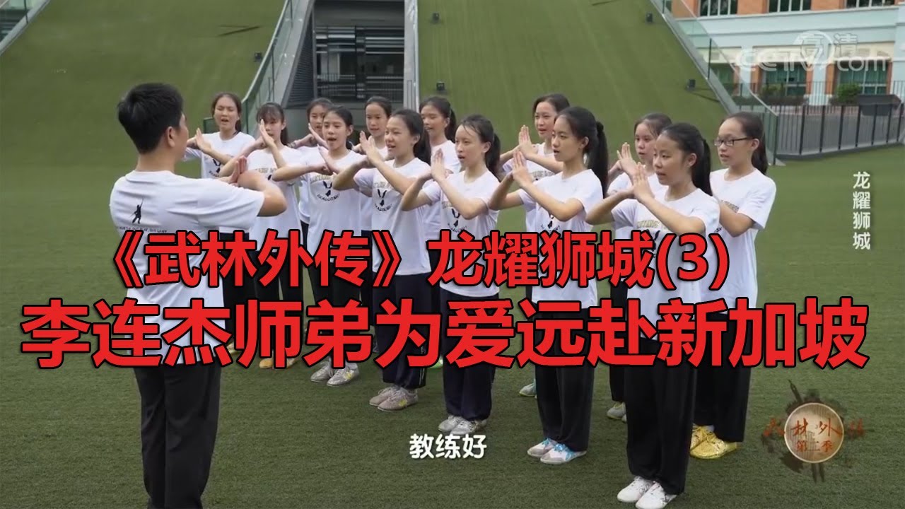 李连杰师弟为爱远赴新加坡 用武术传播中国文化Brother Jet Li went to Singapore for love and spread Chinese martial arts