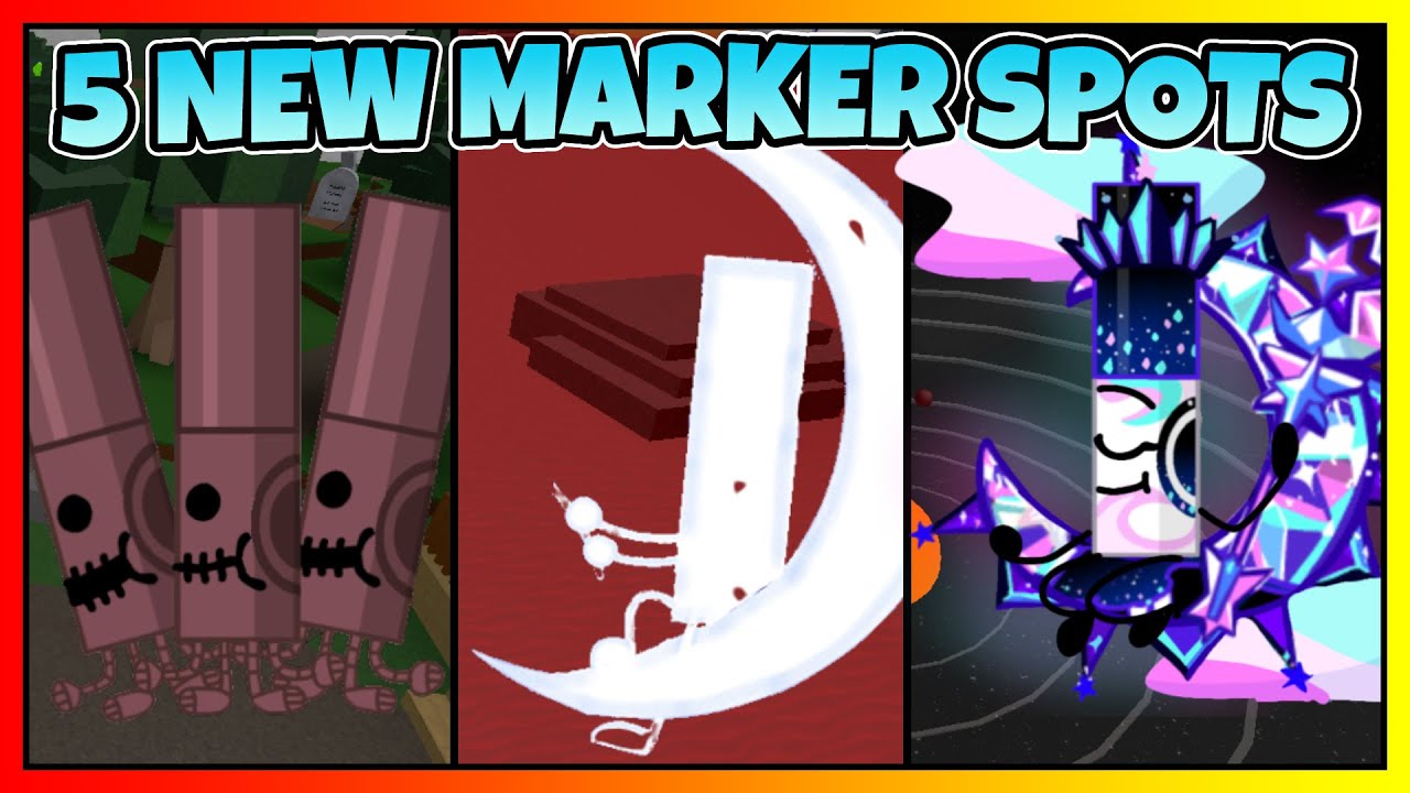 5 Potential Marker Spots - Find the Markers