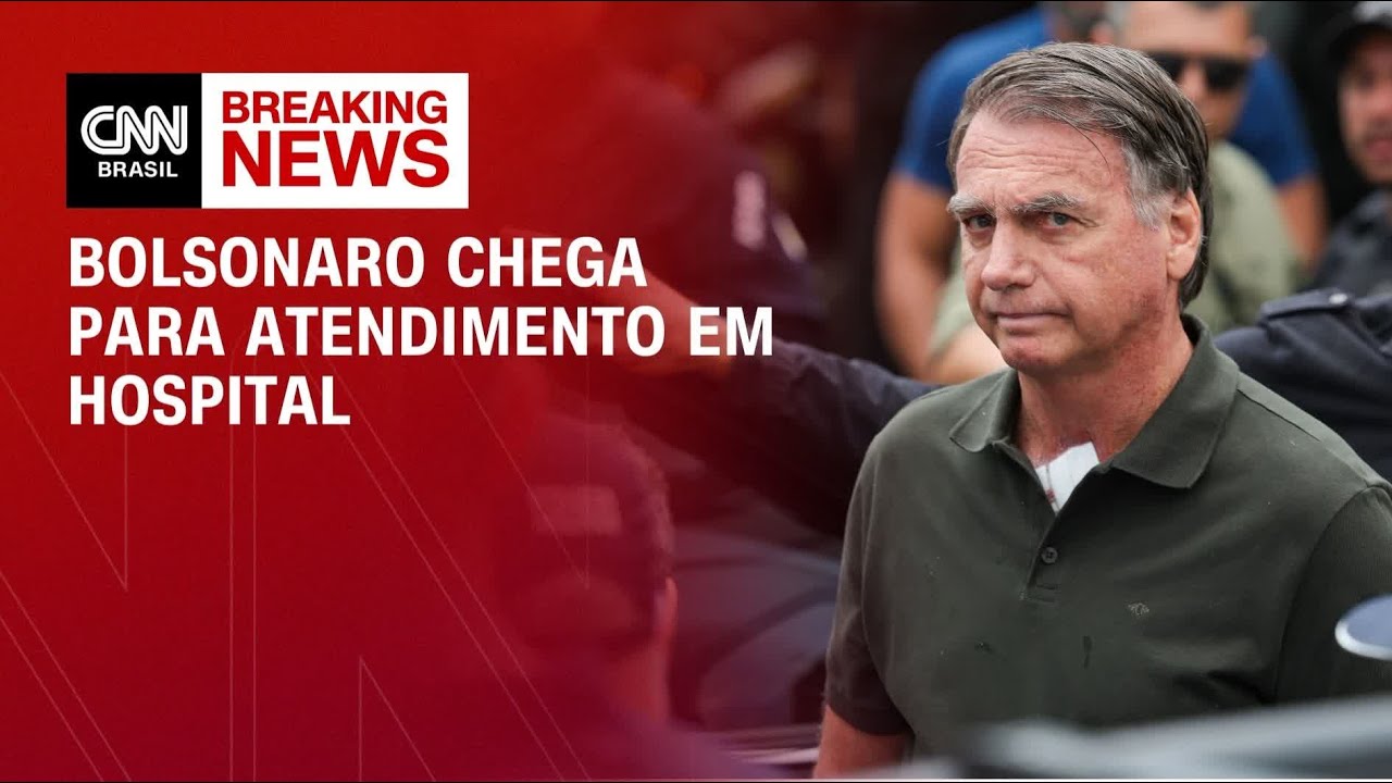 Após passar mal, Bolsonaro chega em hospital em Brasília | CNN NOVO DIA