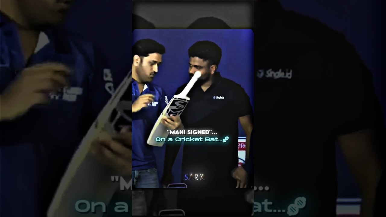 &ldquo;Why Sanju Refused to Sign MSD&rsquo;s Bat? 🤔🥹&rdquo;