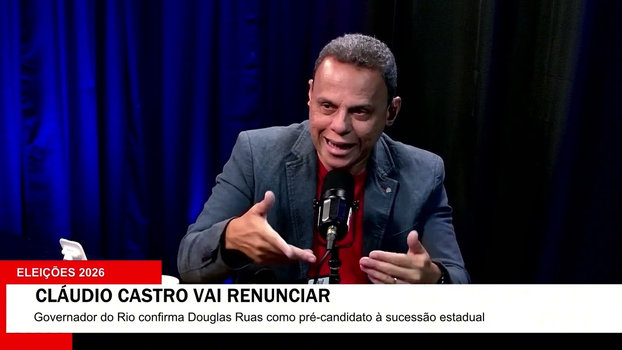 CLAUDIO CASTRO VAI RENUNCIAR NO RIO PARA DISPUTAR O SENADO E DIREITA JÁ TEM CANDIDATO À SUCESSÃO