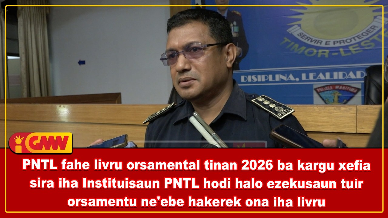 PNTL распределила бюджетную книгу на 2026 год среди руководителей высшего звена в организации PNTL.