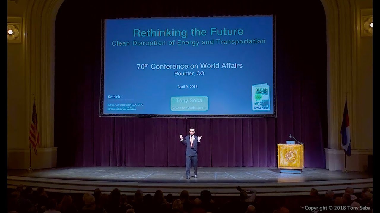 Clean Disruption of Energy and Transportation - CWA -  Boulder, April 9, 2018