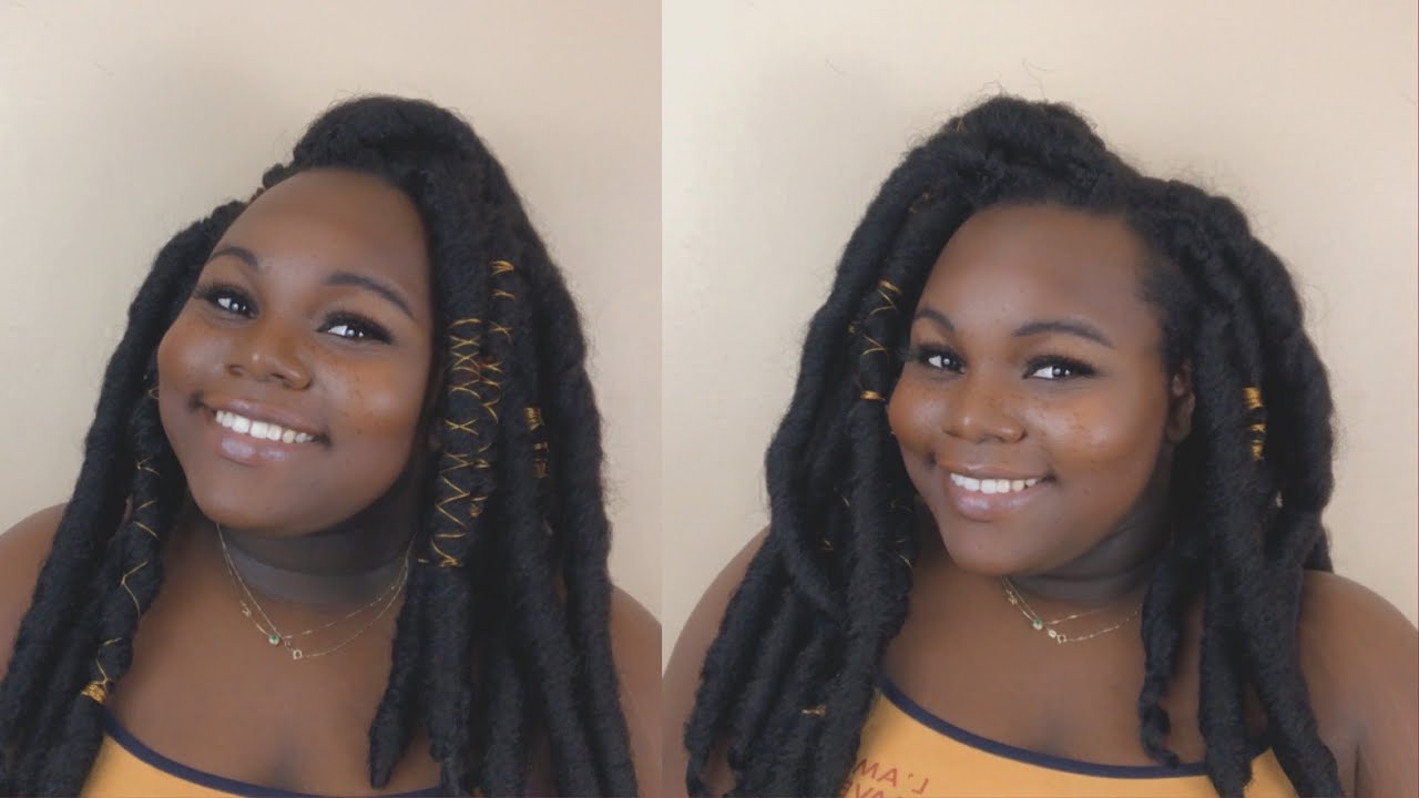 Chunky Jumbo Faux Locs | Super quick and Easy | Individual Crochet