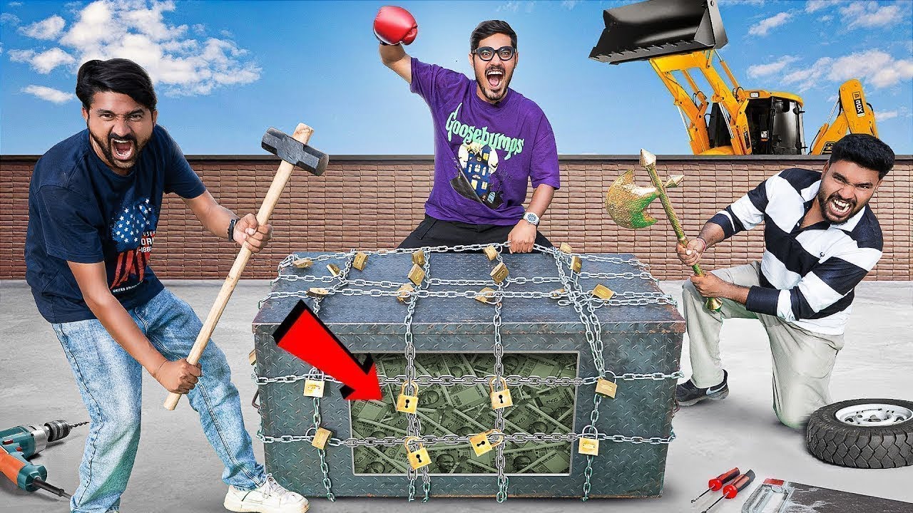 Break The Armoured Box Challenge & Win ₹100000 This box is almost impossible to open.