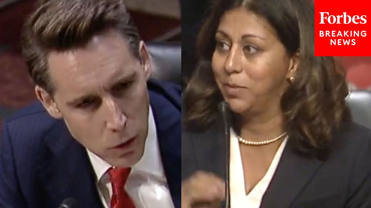 'Why Shouldn't We Be Concerned With Your Past Work?': Hawley Grills Key Intel Nominee