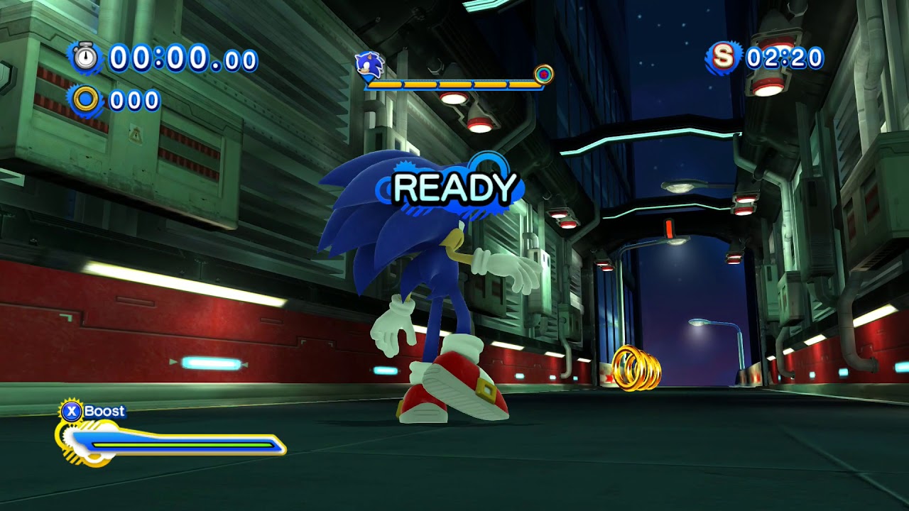Sonic Generations (PC): All Speed Highway Modern Challenge Acts (S-Ranks)