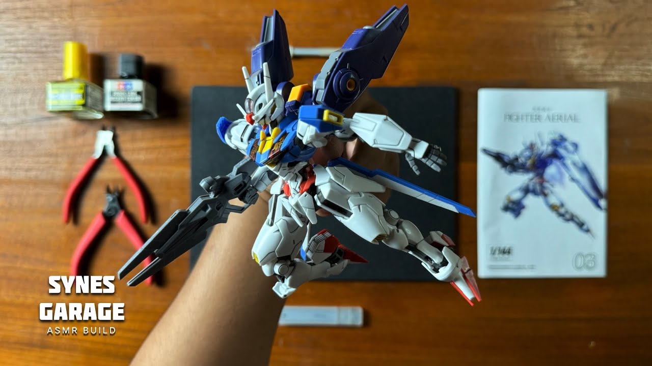 Daban Aerial Gundam + Mirasoul Flight unit High Grade 1/144 | ASMR BUILD | Daban Model