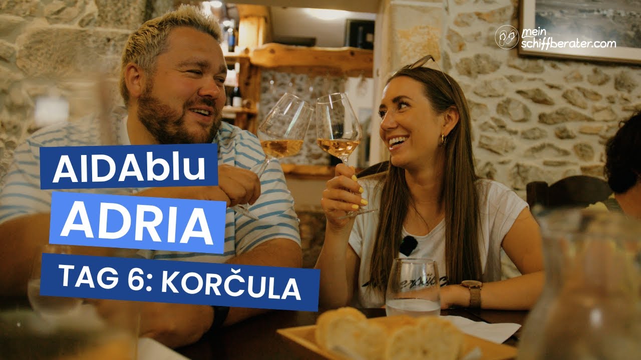 AIDAblu Adria – Korčula: Geburtstagsfeier, Wein & Pizza mit Meerblick | Kreuzfahrt VLOG Tag 6