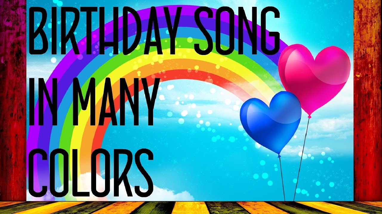 Birthday song in different languages