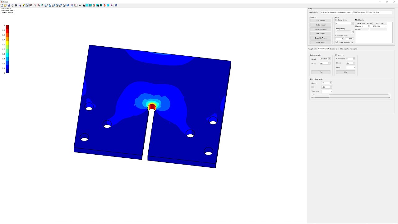 Structural Simulation | Fatigue analyses CR15 | PrePoMax & Fatlab
