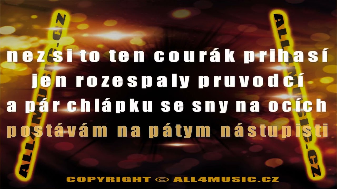 KJ1893 TUČN&Yacute; MICHAL-Kouk&aacute;m jak cel&aacute; země vst&aacute;v&aacute; HACKY (Karaoke verze)