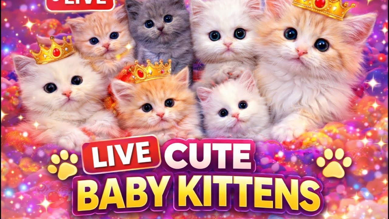 Cute kitten 🐾 Live[193] #cat#ytshorts #livestream #live #foryou #viralvideo #youtubeshorts#trending
