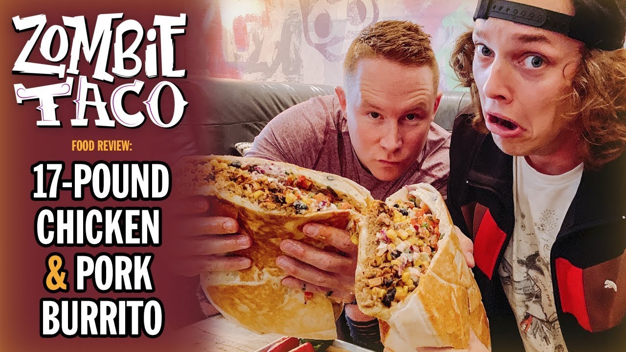 We Ordered The 17-Pound Zombie Burrito from Zombie Taco