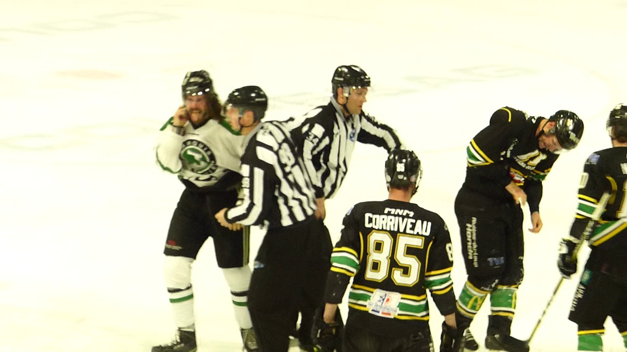Hockey Fight LNAH Oligny vs Chabot 16 nov 2019