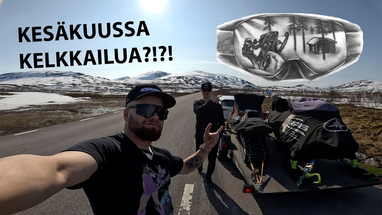 KESÄKUUSSA MOOTTORIKELKKAILUA?!?!? | Lynx Shredder RE 850