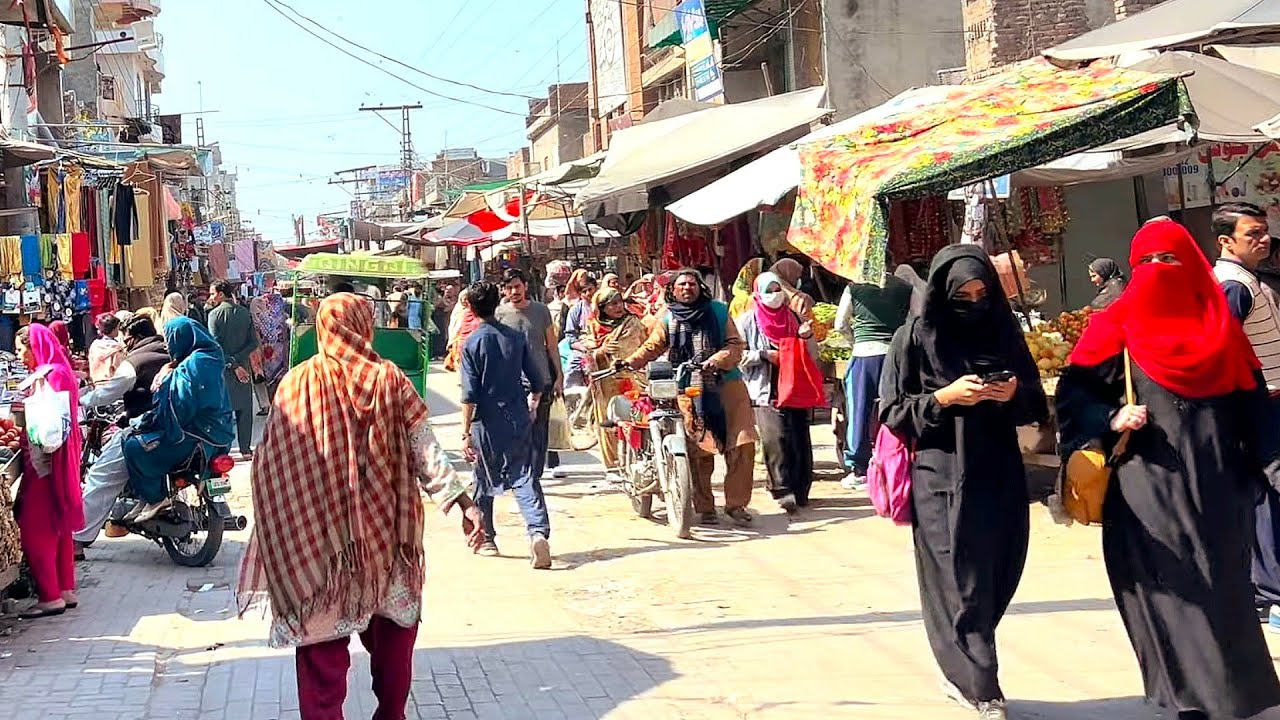 Sheikhupura 🇵🇰 Pakistan   4k Virtual Walking Tour Through  City Walk in Sheikhupura  Citi ( full HD)