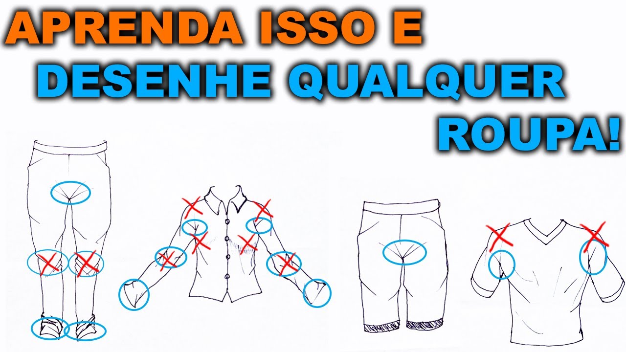 Pontos Cruciais Para Aprender Como Desenhar Roupas de Anime!