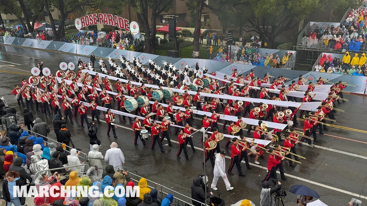 Mino Jiyu Gakuen Golden Bears Green Band (Japan) | 2026 Rose Parade (4K)