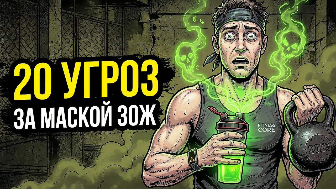 20 УГРОЗ За Маской ЗОЖ о которых МОЛЧАТ тренеры! Шокирующая правда о трендах