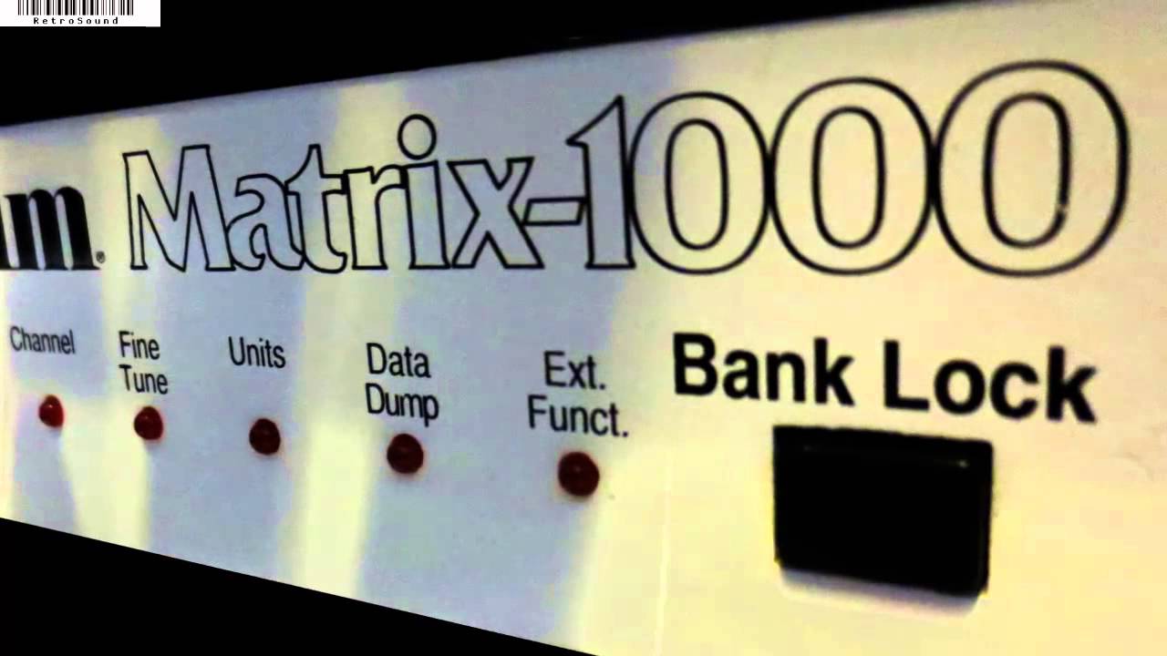 Oberheim Matrix-1000 Analog Synthesizer (1988) 