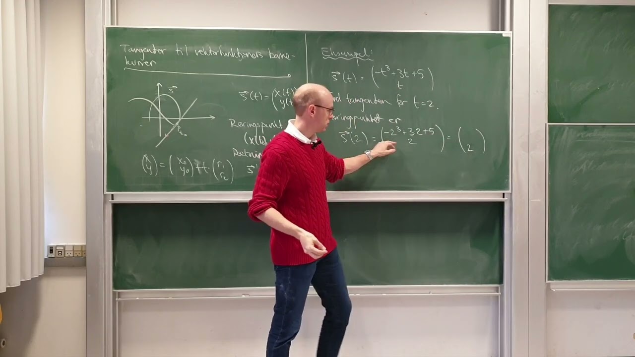 Tangenter til vektorfunktioner
