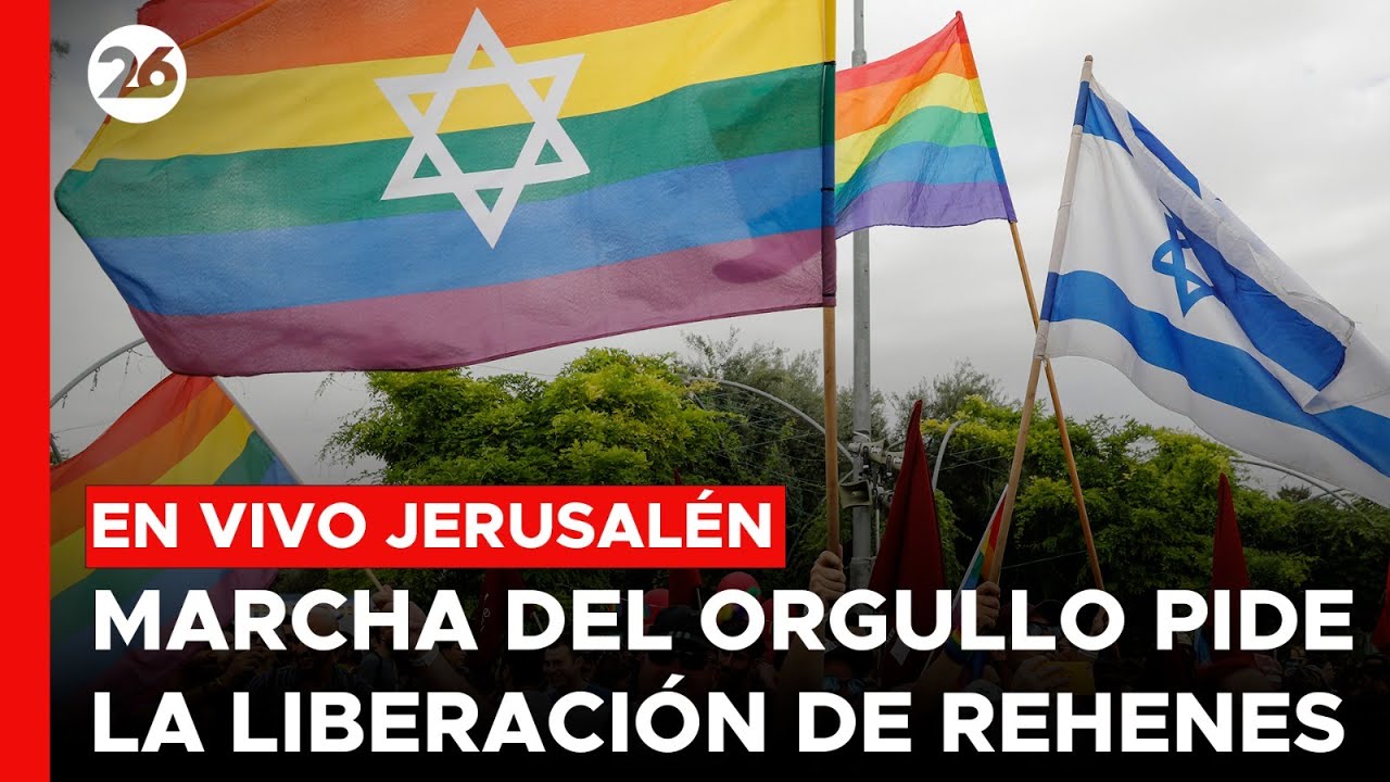 🔴 EN VIVO | El desfile del Orgullo Gay de Jerusalén marcha por el regreso de los rehenes