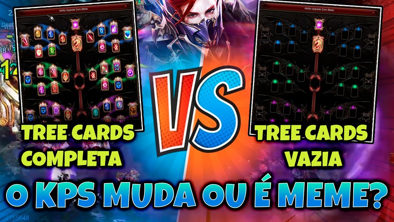 [Mu Global] TREE CARDS PREENCHIDA MELHORA A KPS DOS CHARS? VAMOS TESTAR NO MG - MAGIC GLADIATOR