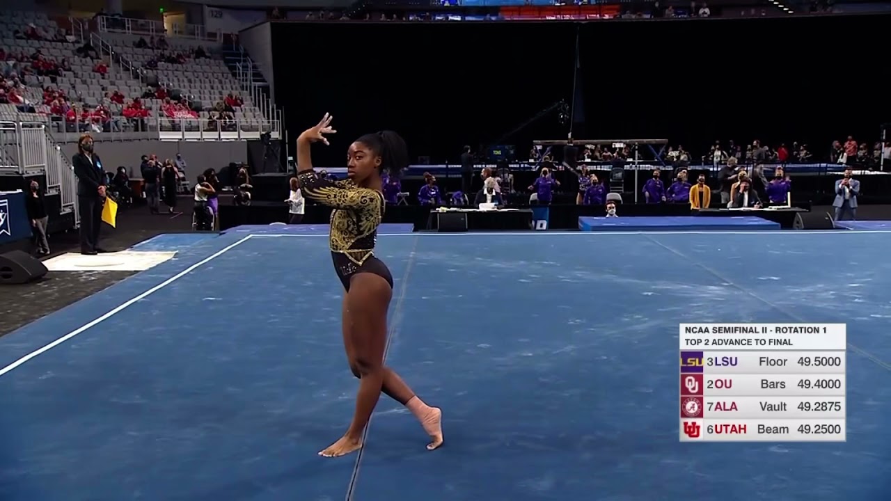 Chae Campbell Floor UCLA @ NCAA Semifinals 2 2021 9.9375