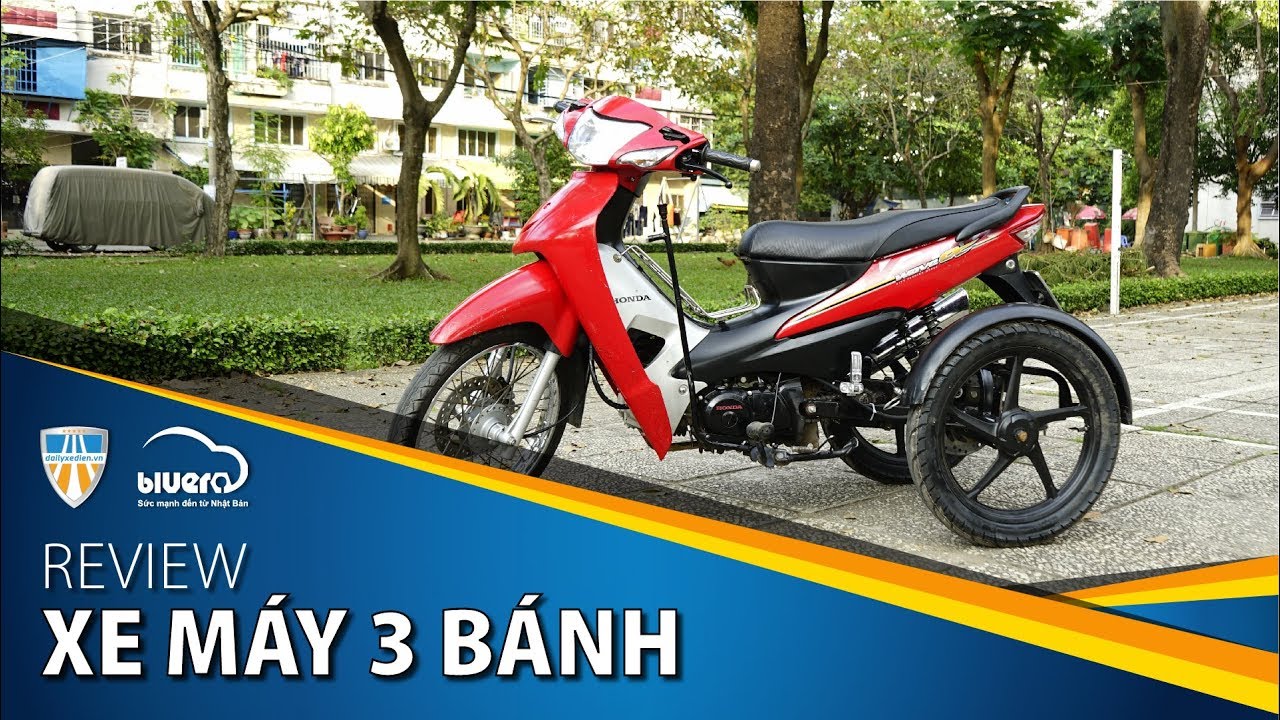 Xe 3 b&aacute;nh tự chế c&ocirc;ng nghệ mới đa năng c&oacute; số l&ugrave;i