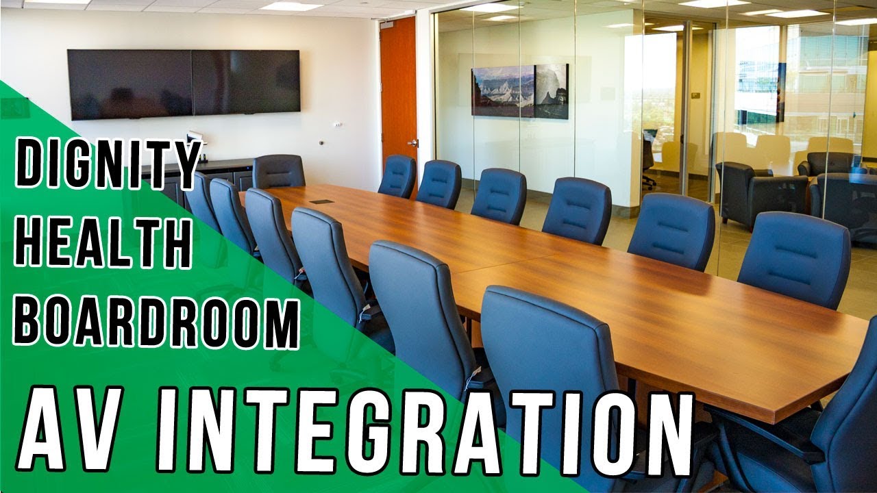 Level 3 AV - Dignity Health Boardroom AV Integration Timelapse