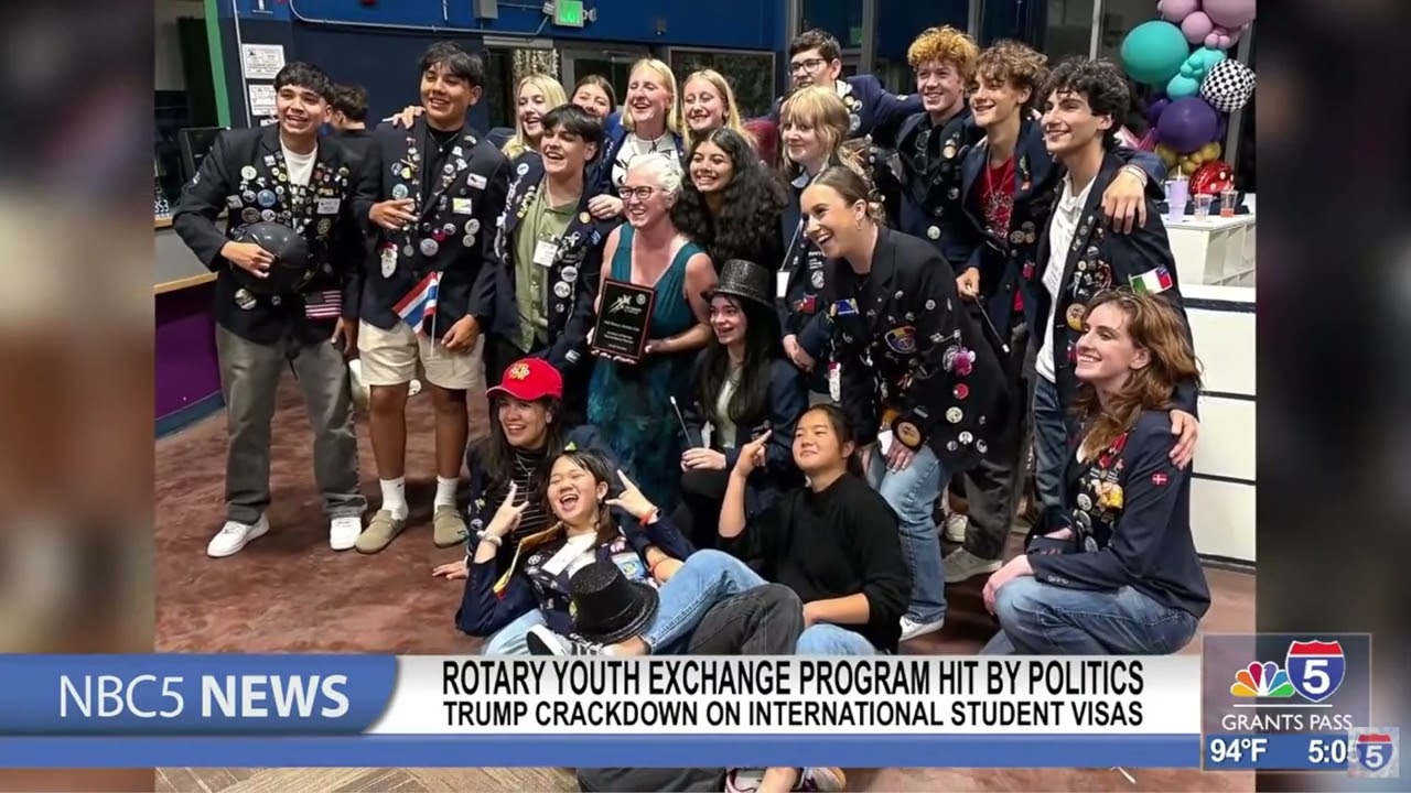 Rotary youth exchange program international students hit by politics