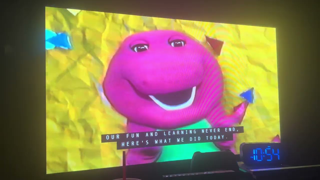 Closing To A To Z With Barney 2001 VHS Part 1