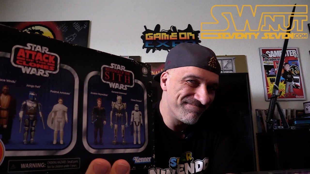 New Retro Star Wars Attack of the Clones and Revenge of the Sith Figures Review